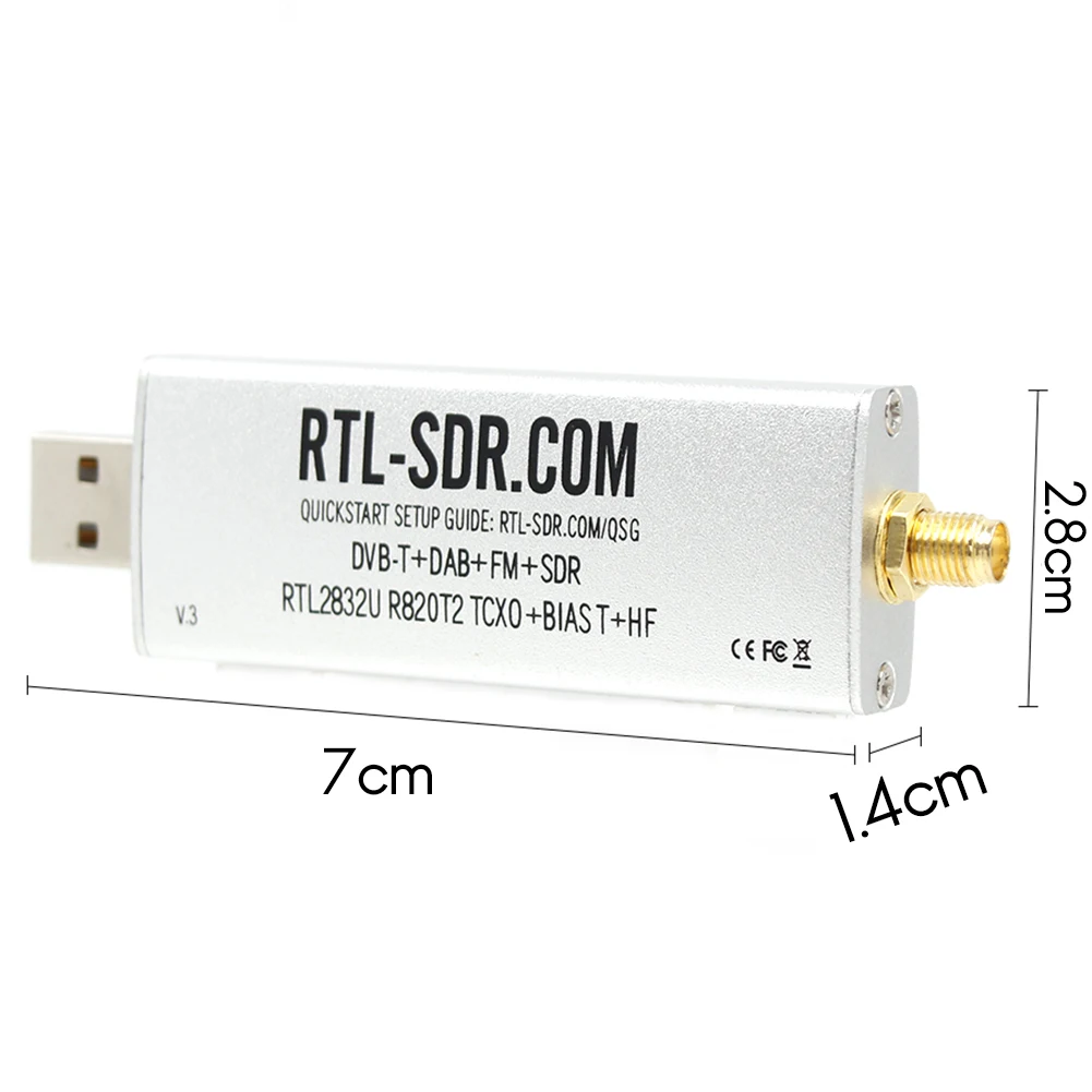 Ʈ    ý, RTL SDR V3 R820T2 RTL2832U 1PPM TCXO SMA RTLSDR