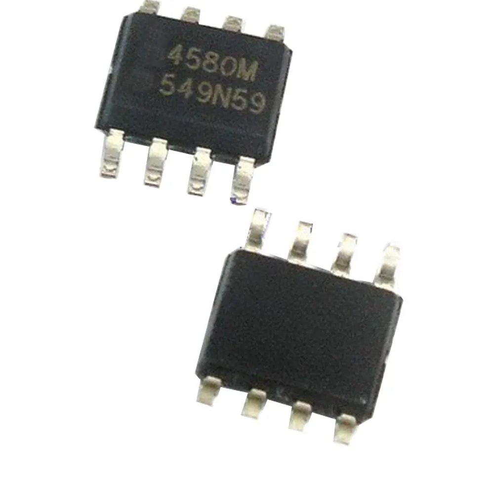 

10 PCS AZ4580M SOP-8 4580M NJM4580E JRC4580 Dual Low Noise Operational Amplifier