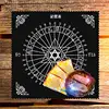 30*30CM Tarot Cloth Altar Cloth Tarot Table Cloth For Reading Black Pendulum Table Spirit Divination Props Pendulum Tool 3