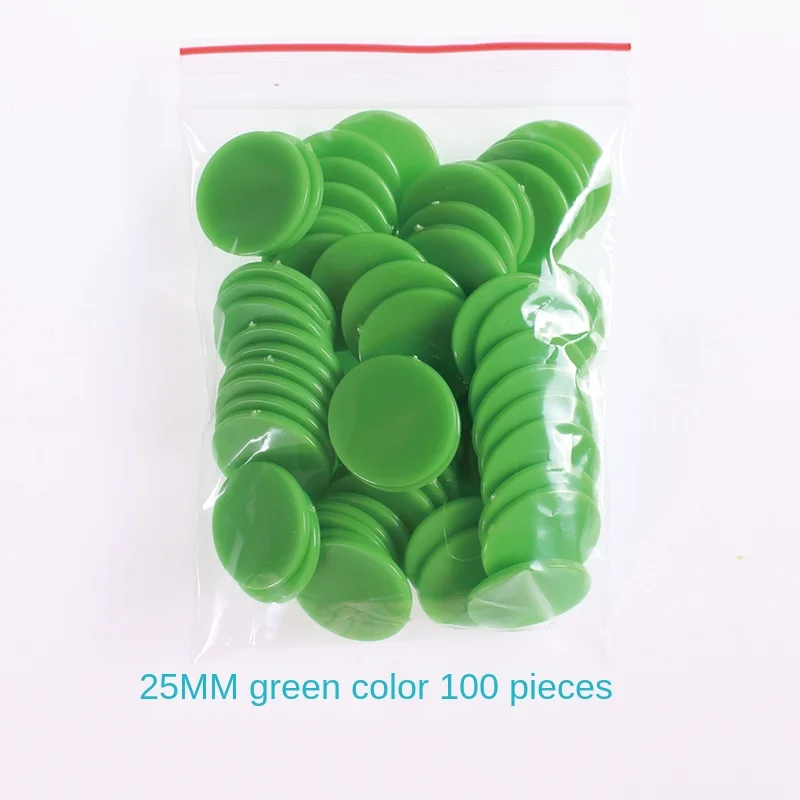 100Pcs/set Plastic Game Coins Teaching Aids