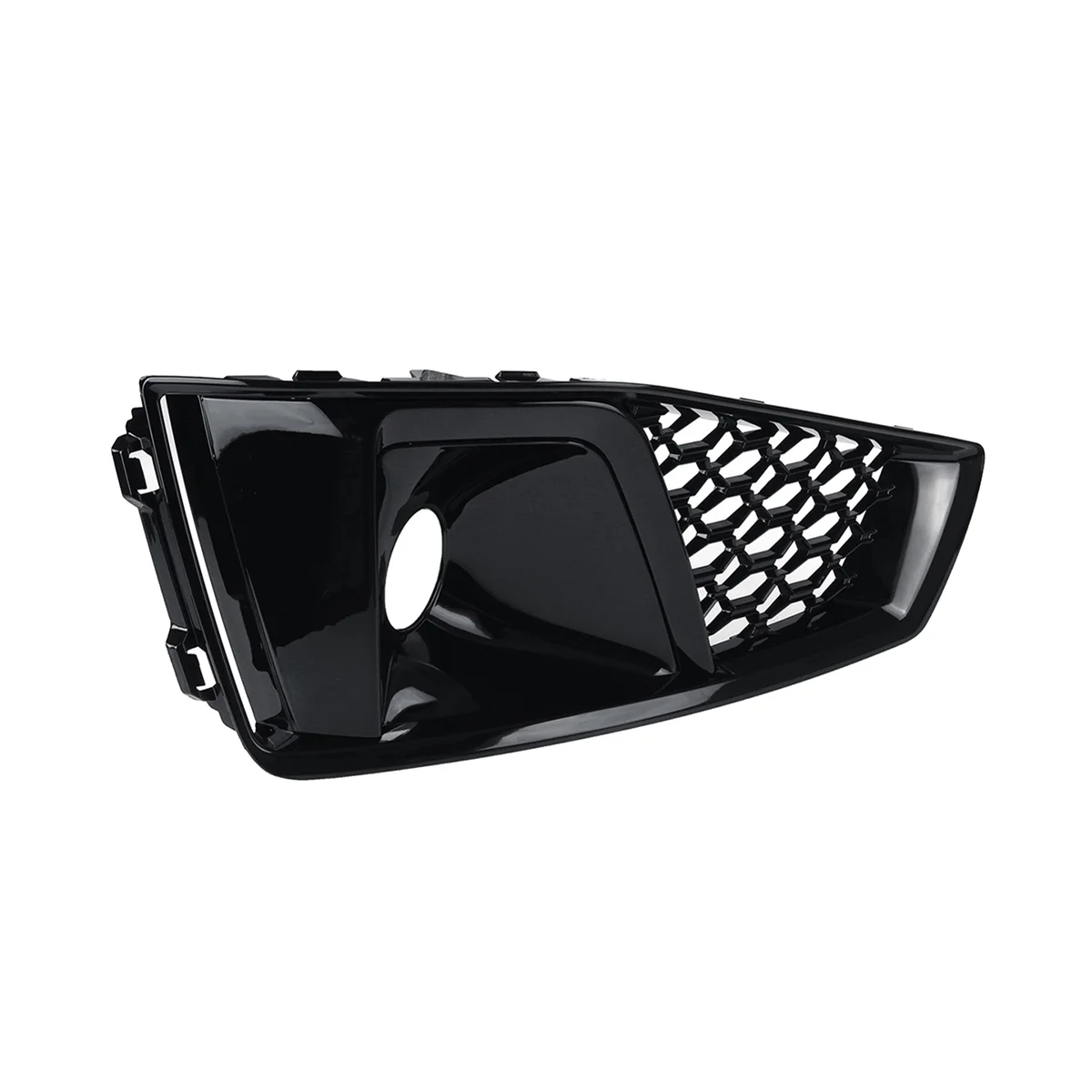 1 Pair Car Front Bumper Fog Light Lamp Grill Grille for Audi