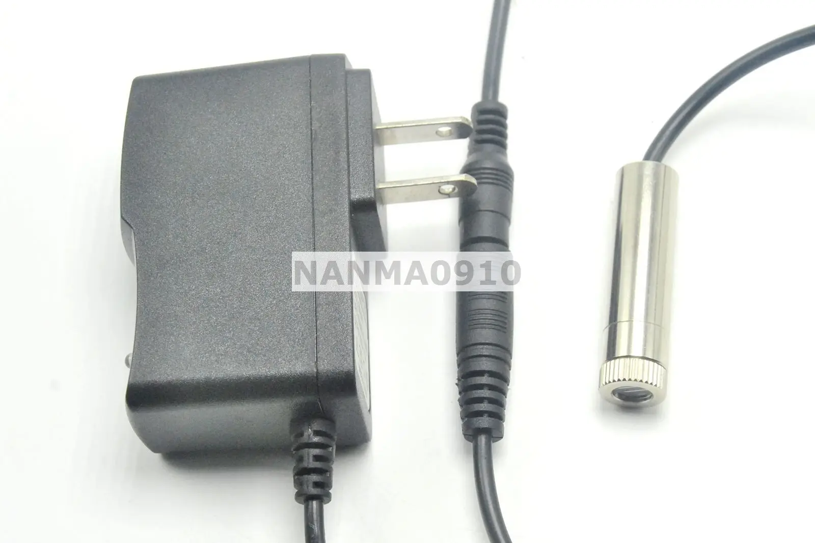 점/선/교차 초점 가능 적색 레이저 다이오드 모듈, 전원 공급 장치 포함, 650nm, 50mw, 5V