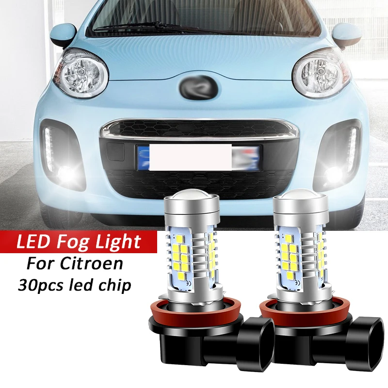 2 Pz H8 H11 Canbus Error Free Led Fendinebbia Per Citroen Berlingo C1 C3 Aircross C5 C5 Aircross C6 C4 Coupe C4 Aircross