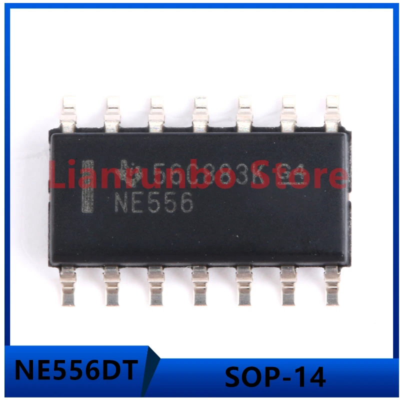 

10/PCS new original NE556 NE556D NE556DT bipolar timer patch SOP-14