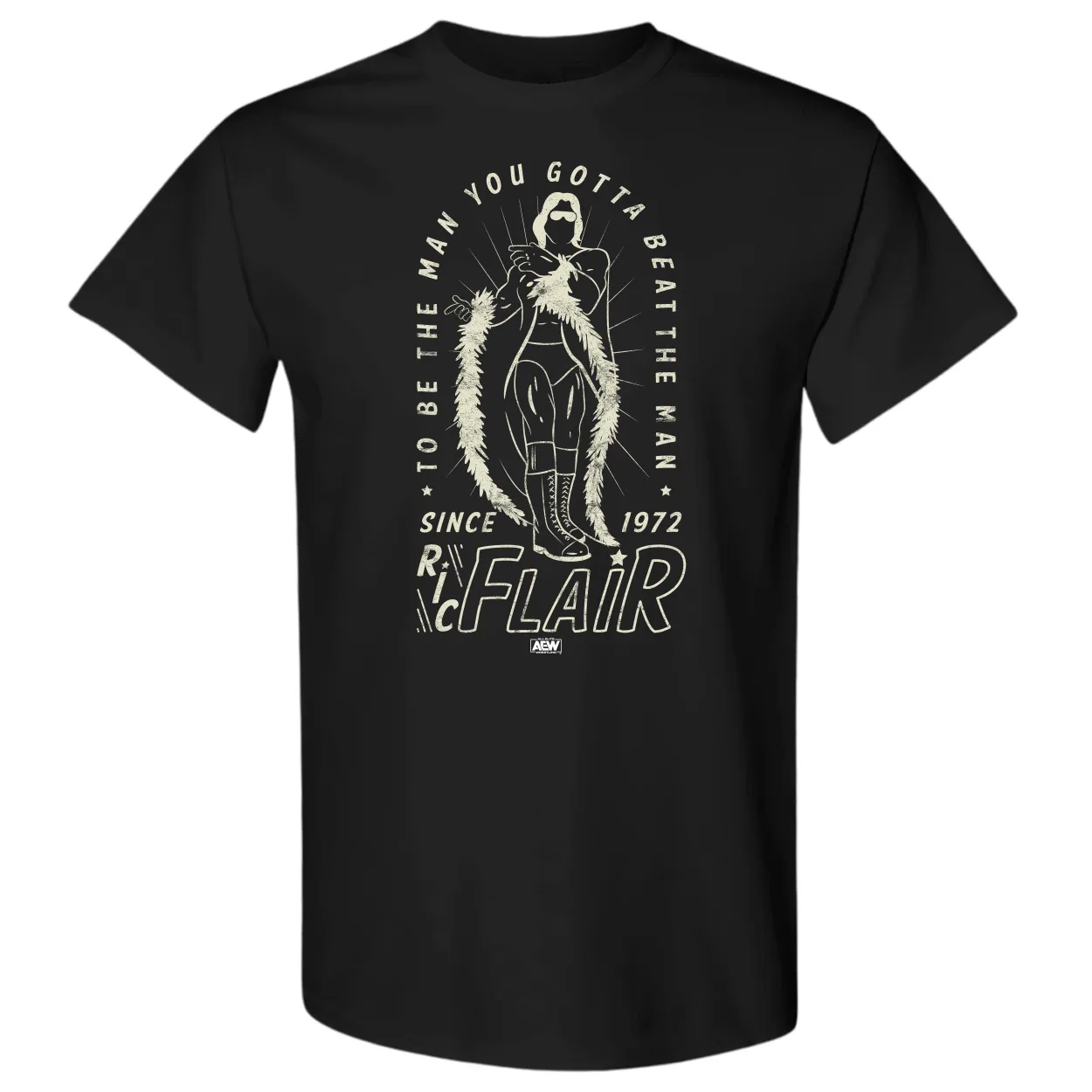 Ric Flair-T-Shirt Ufficiale Aew Dal 1972 A Maniche Lunghe O Corte