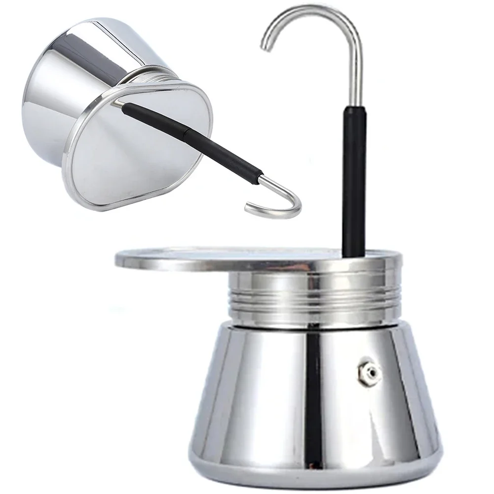 싱글 및 더블 튜브 이탈리아 커피 머신 메이커, 에스프레소 미니 핸드 푸어, 쉬운 작동, 빠른 청소 냄비 