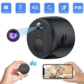 OKAM Mini 4G Telecamera SIM Card Protezione di sicurezza Monitor remoto Videocamere Video Visione notturna Sorveglianza Smart Home Remote Cam