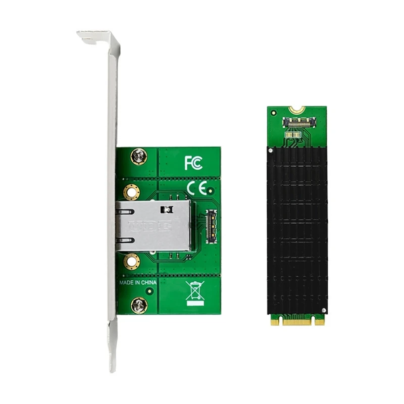 M.2 B+M 10G Embedded Industrial-Grade Network Adapter AQC107 Single Electrical Port 10G Industrial Control Server-HDL