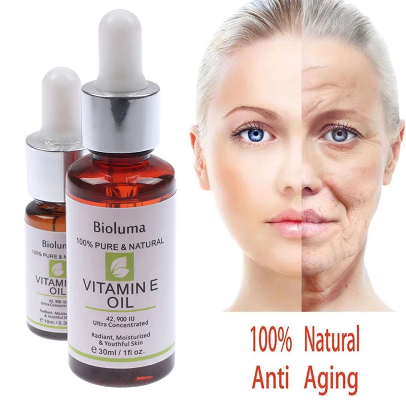 Vitamin E Oil 100 Pure & Natural 42,900 IU. Visibly Reduce Scars