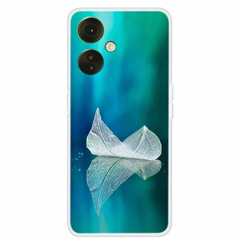 Clear TPU Soft Silicone Phone Case with Adorable Cats Design for OnePlus Nord CE 3 Lite 5G