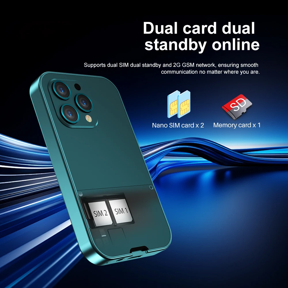 2024 SERVO V9 Model Small Mobile Phone 2G GSM 2 SIM Cards Magic Voice MP3/MP4 FM Radio 2.01inch Display Cheap Telephone Original 2
