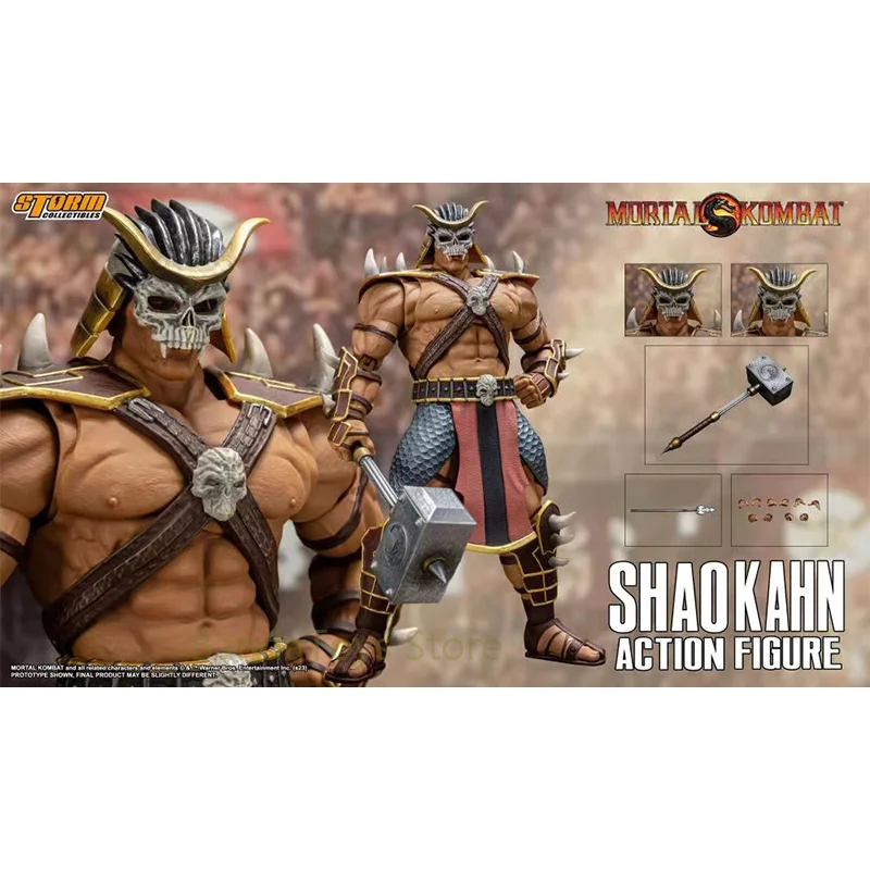 

In Stock Original Storm Toys 1/12 ST Shao Kahn Normal Version Shao Kahn Deluxe Edition Anime Collection Figures Model Toys