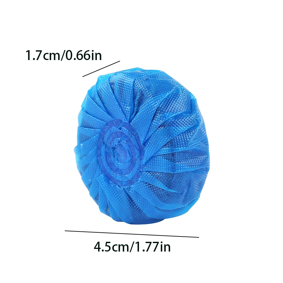10pcs Blue Bubble Toilet Cleansing and Odor Removing Toilet Cleaner