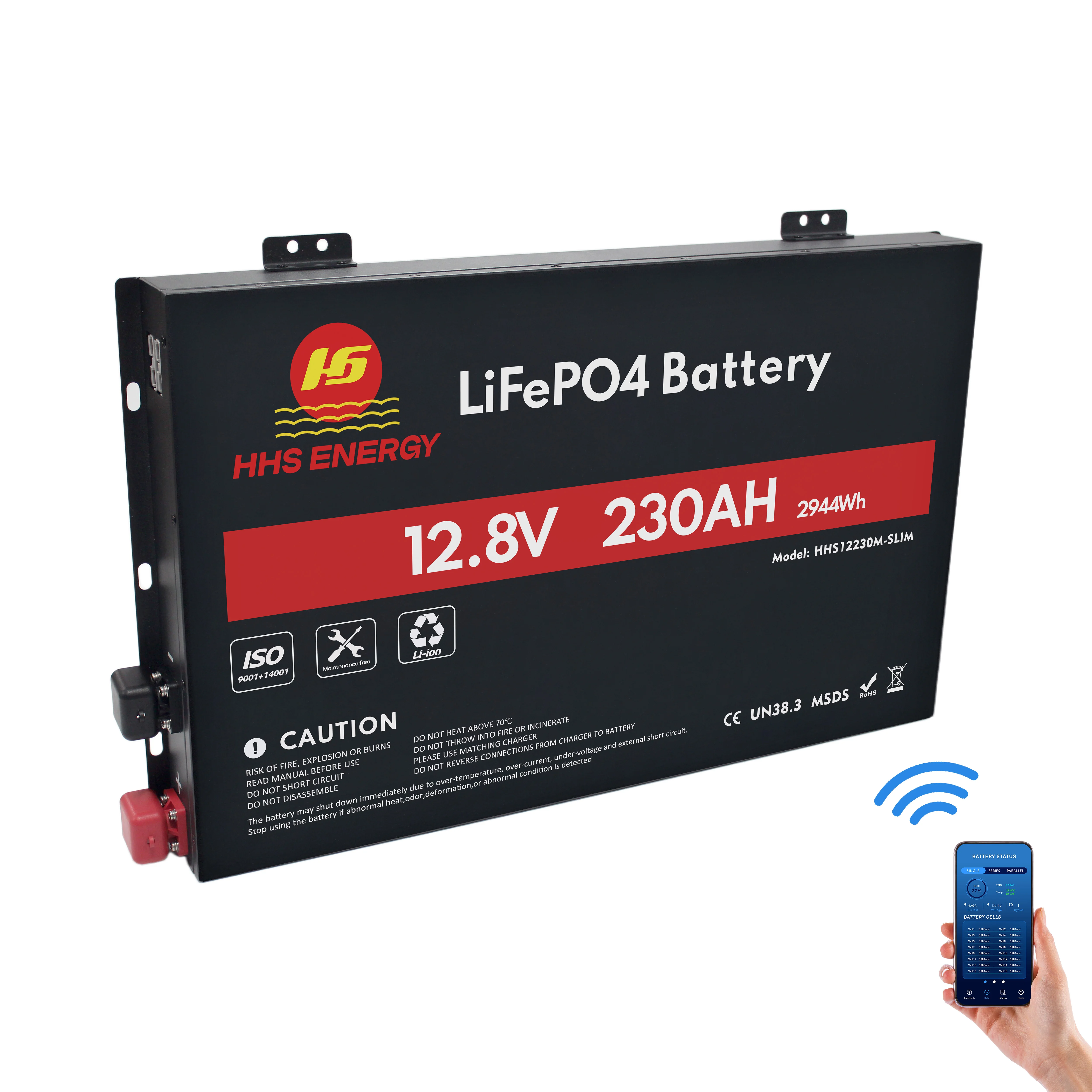 بطارية ليثيوم LiFePO4، أمبير 12v 100
