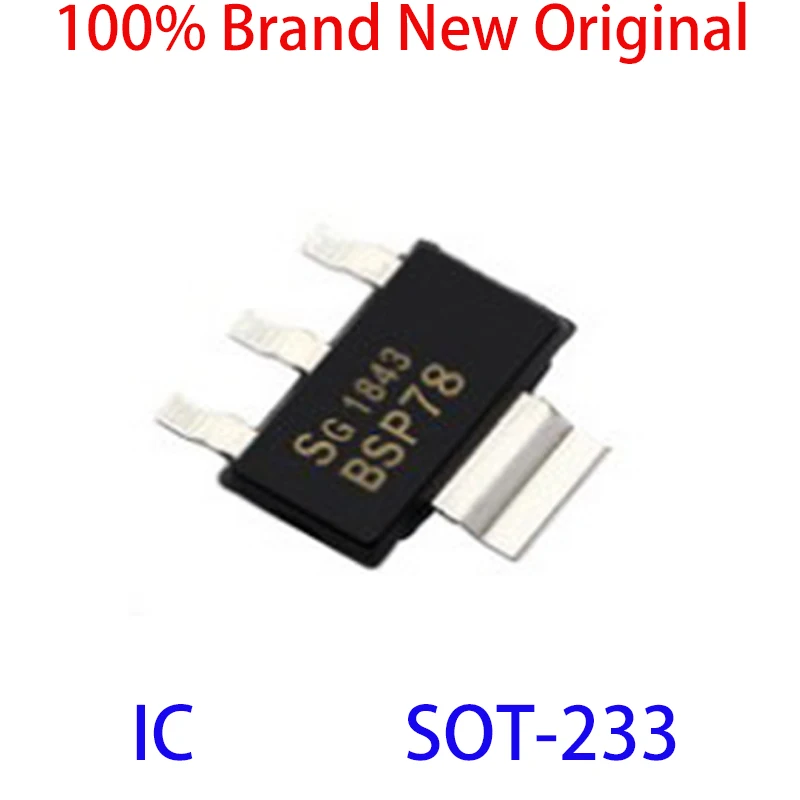 

BSP78 BS BSP BSP7 100% Brand New Original Integrated Circuit SOT-233