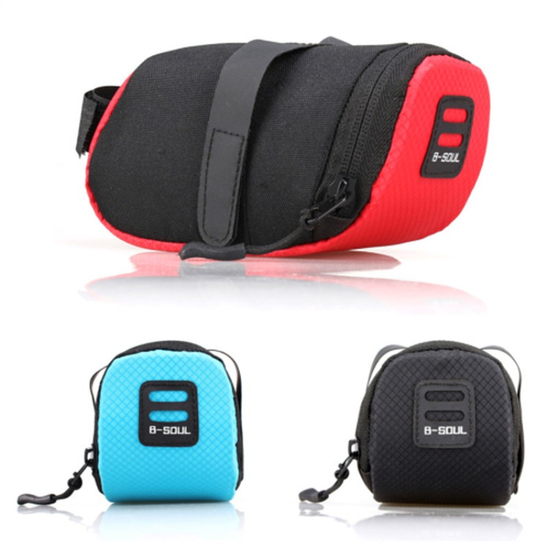 Bicycle Folding Tail Bag Saddle Bag Tool Bag Cushion Bag Cycling Bike Bag Storage Seat Rear Tool Pouch Bag Outdoor Cycling Acces