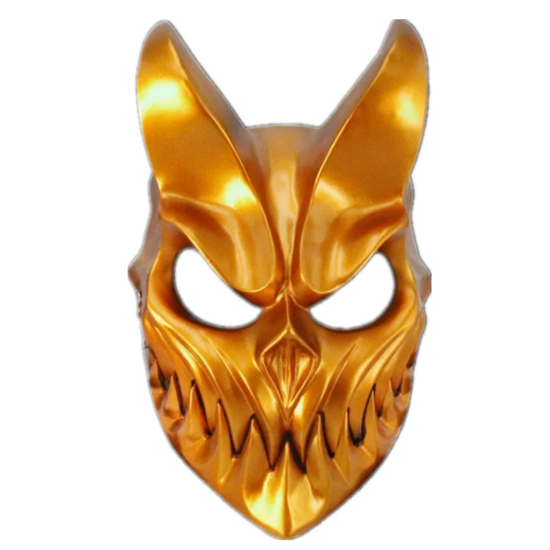 The Son of Darkness Mouth Movable Mask of The Russian Nuclear Death Band Mask Halloween Ball Role Play Horror Prop