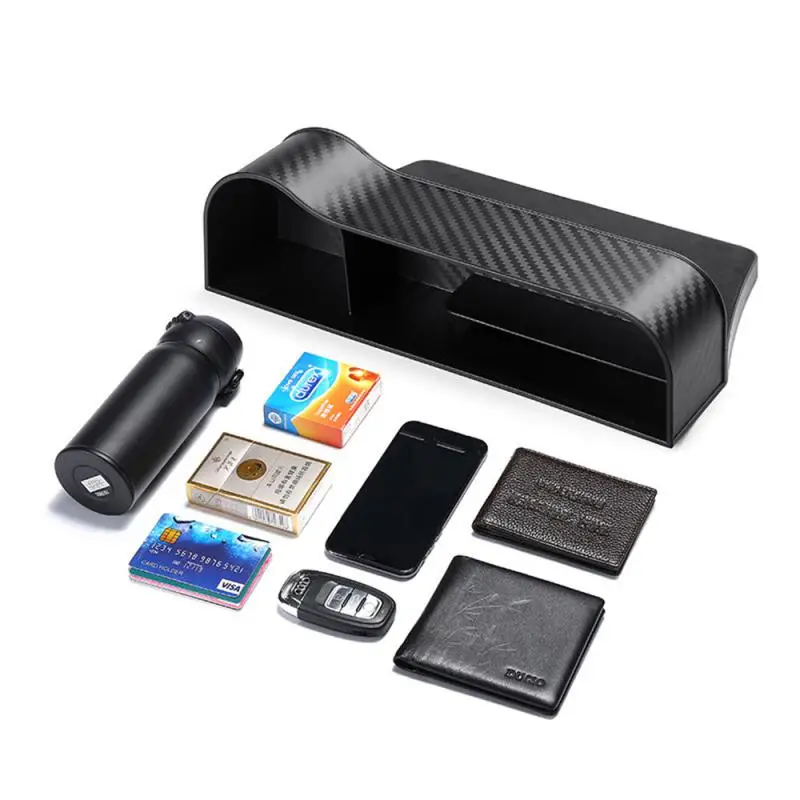 

Universal Car Seat Gap Pocket Universal Automatic Seats Slot Box Storage Organizer Phone Holder Auto Accessories