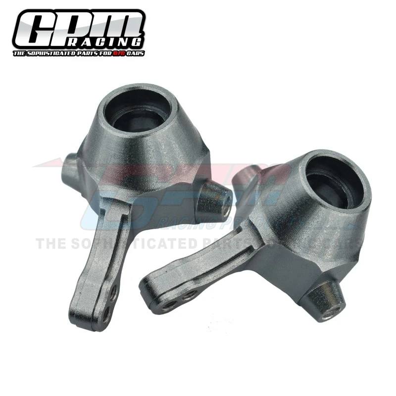 Tamiya TT02B Front Knuckle Arm Upgrade – Aluminum 1 Pair Silver - View #3