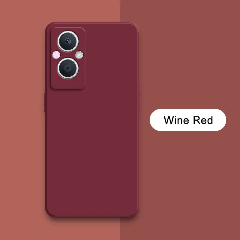 Premium Square Liquid Silicone Soft Phone Cover