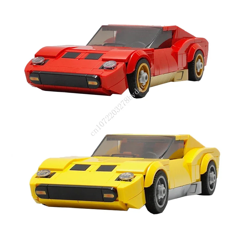 

Конструктор MOC Speed Champion Mid engine Miura, модель супер спортивного шрама, строительные блоки, технологические кирпичи, творческая сборка «сделай сам», детская игрушка в подарок