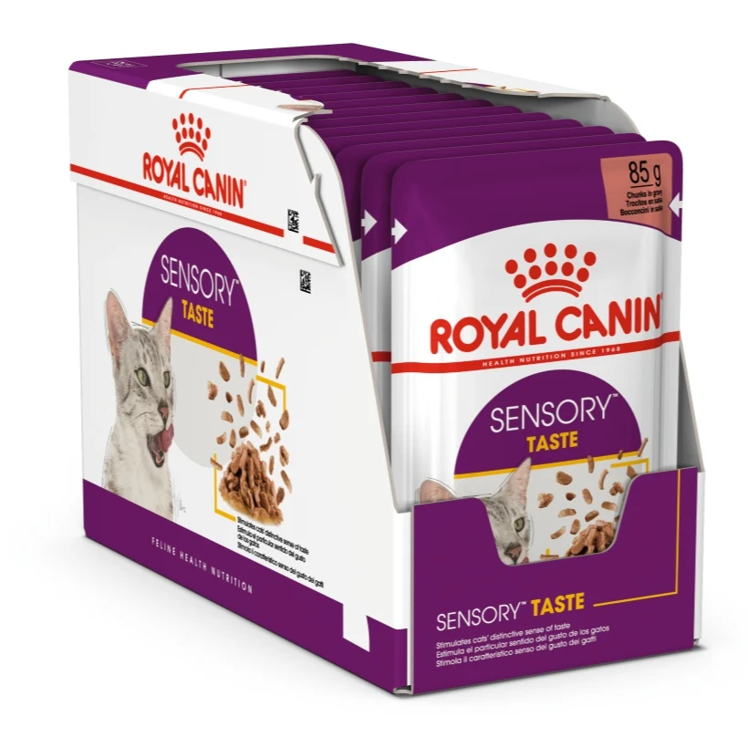 Royal Canin Sensory Taste 12X85G Karma Mokra W Sosie Dla Kotów Wybrednych z Polski za $13.29 / ~49zł