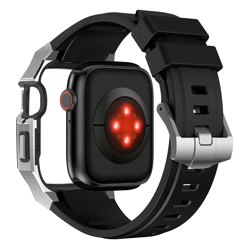 Ҽ  Ʈ ݼ Ŀ  ŰƮ,  ġ ø 8 7 6 SE 5 , η ƿ ̽, Ǹ  , 44mm, 45mm