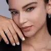 CHENWEN 1-3CTTW Full Moissanite Wedding Rings for Women Sets Couple Rings 100% 925 Sterling Silver Top Quality Jewelry GRA 6
