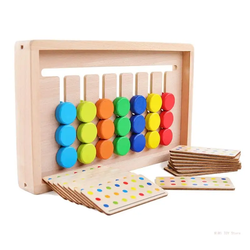 

Educational Wooden 7-Color for Kids Preschool Learning For Child Gift