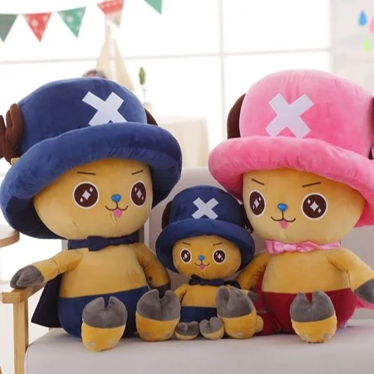 Kawaii Giant 30-80cm Genuine Chopper Cartoon Character Plush Toys High Quality Children Create Doll Home Decor Colorful Gifts