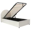 PINGGO Upholstered Bed 3ft Children's Bed Single Bed With Slatted Frame And Headboard Youth Bed Easy To Assemble (No Mattress) 5 PINGGO Upholstered Bed 3ft Children's Bed Single Bed With Slatted Frame And Headboard Youth Bed Easy To Assemble (No Mattress) 5