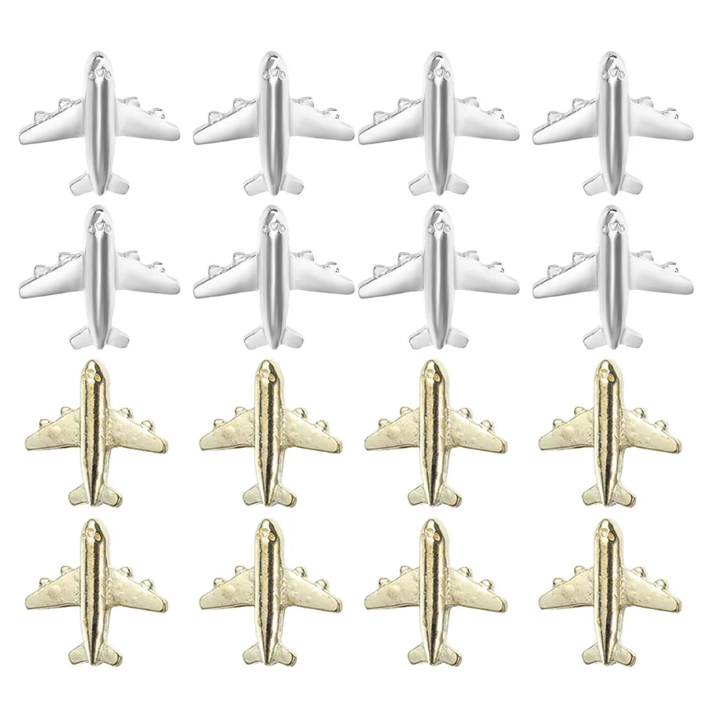 

24 Pcs Aircraft Pushpin Thumbtacks Board Decorations Felt Map Airplane Pushpins Cute