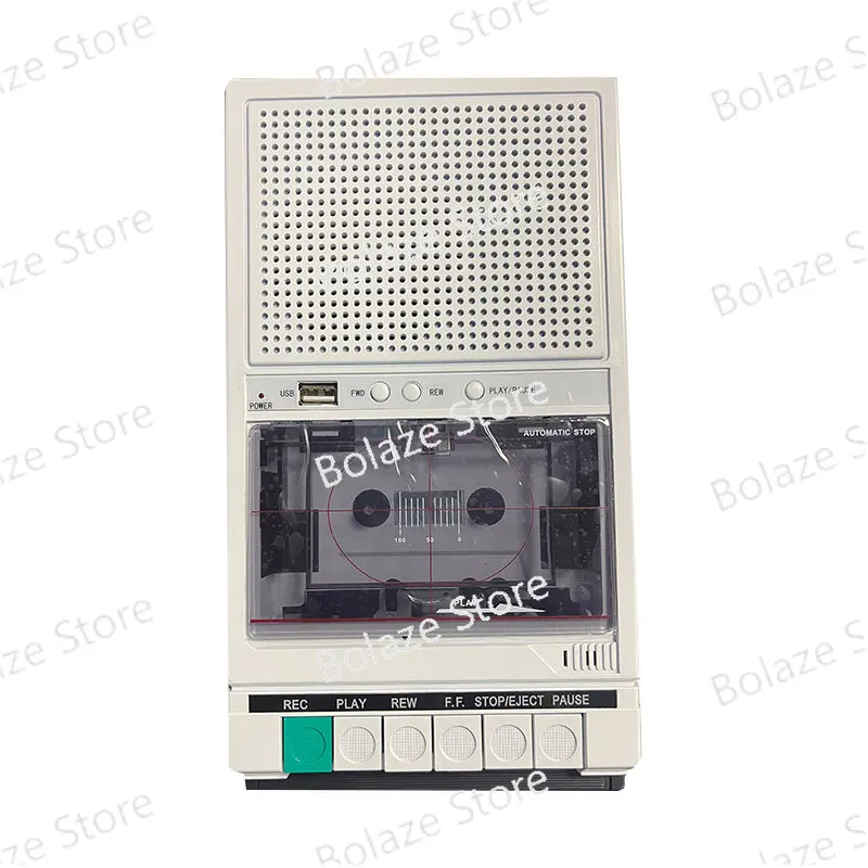 

USB Player, Old-fashioned Recording and Playback All-in-one Machine, Portable Cassette Recorder, Retro Portable Cassette Player