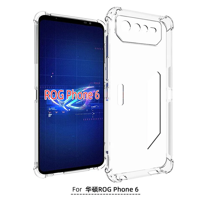 Enhanced Shockproof Airbag Silicone Clear TPU Phone Case