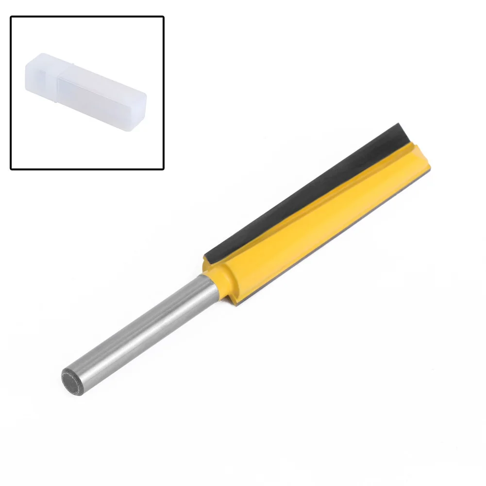 

Router Bit 8mm Shank Solid Carbide Straight Router Bit Anti Kickback Design for Hand Making Drawers & Woodworking