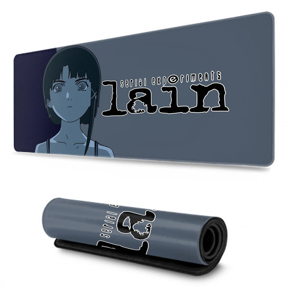 

Xxl Mouse Pad Gamer Accessories Mousepad for girl gift Gaming Computer Anime Serial Experiments Lain Laptop Big Stitch Deskmat