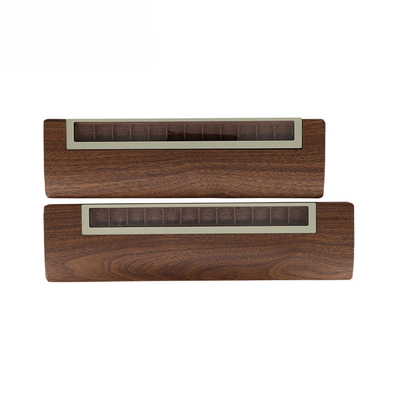 Mifuny-teclado Mecânico de Madeira com Tapete Personalizado Descanso de Pulso Walnut Ergonômico Gaming Desk Pad Suporte para Armazenamento Key Caps - Imagem 2