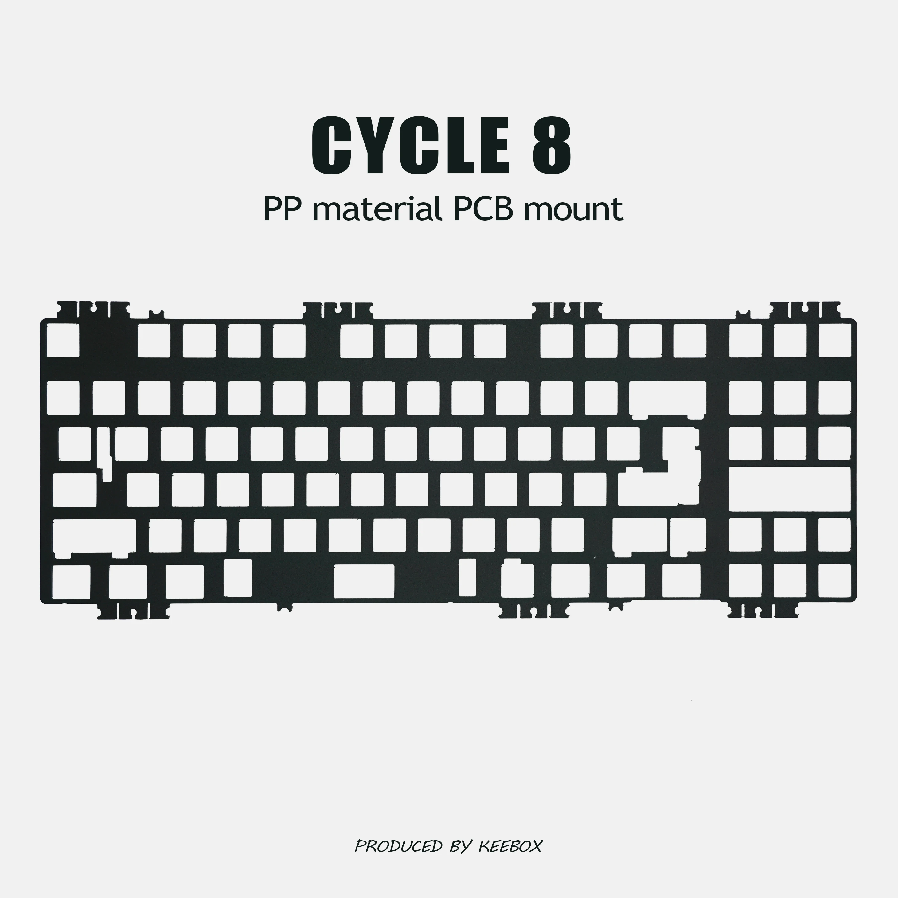 Keebox TKD Cycle8 PCB マウントプレートマウントメカニカル