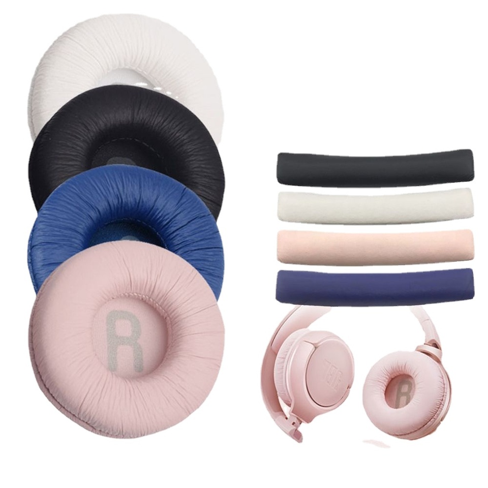 1 Pair 70mm Ear Pads Pillow Cushion Cover for Headphone JBL Tune 600 T450 T450BT T500BT JR300BT Earpads Headset Replacement Foam