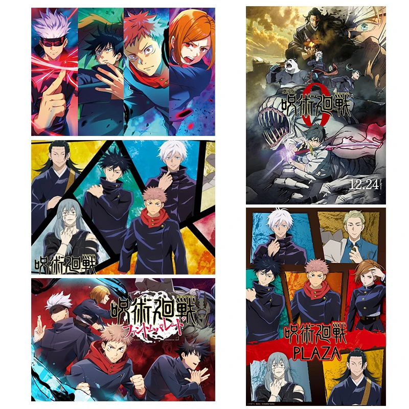 

Jujutsu Kaisen Japanese Classic Anime Print Art Canvas Poster For Living Room Decor Home Wall Picture