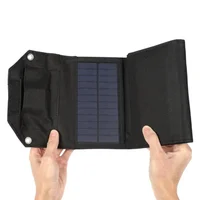 Panneau solaire pliable 60W 80W 100W, chargeur de batterie portable USB 5V pour téléphone, camping en plein air, banque d'alimentation étanche 5