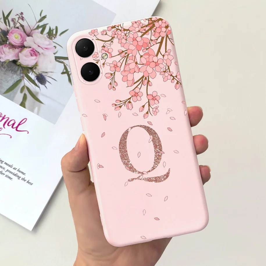 Cute Letters Crown Design Soft Phone Case Cover