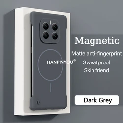 Coque matte ultrafine sans cadre de luxe et antichoc