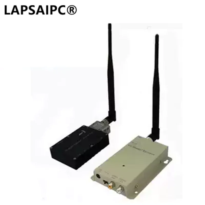 

Lapsaipc 1.3G 4CH 5W 5000mw Wireless AV Sender Transmitter Receiver 1.3Ghz Set Audio Video Transceiver Kit