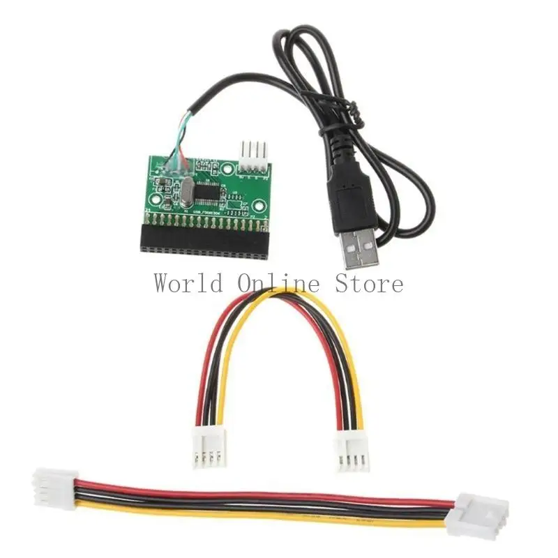 1.44MB 3.5inch USB Cable Adapter to 34Pin Floppy Drive Connector Disk to Floppy Disk PCB Board Floppy Drive Connector 87HC