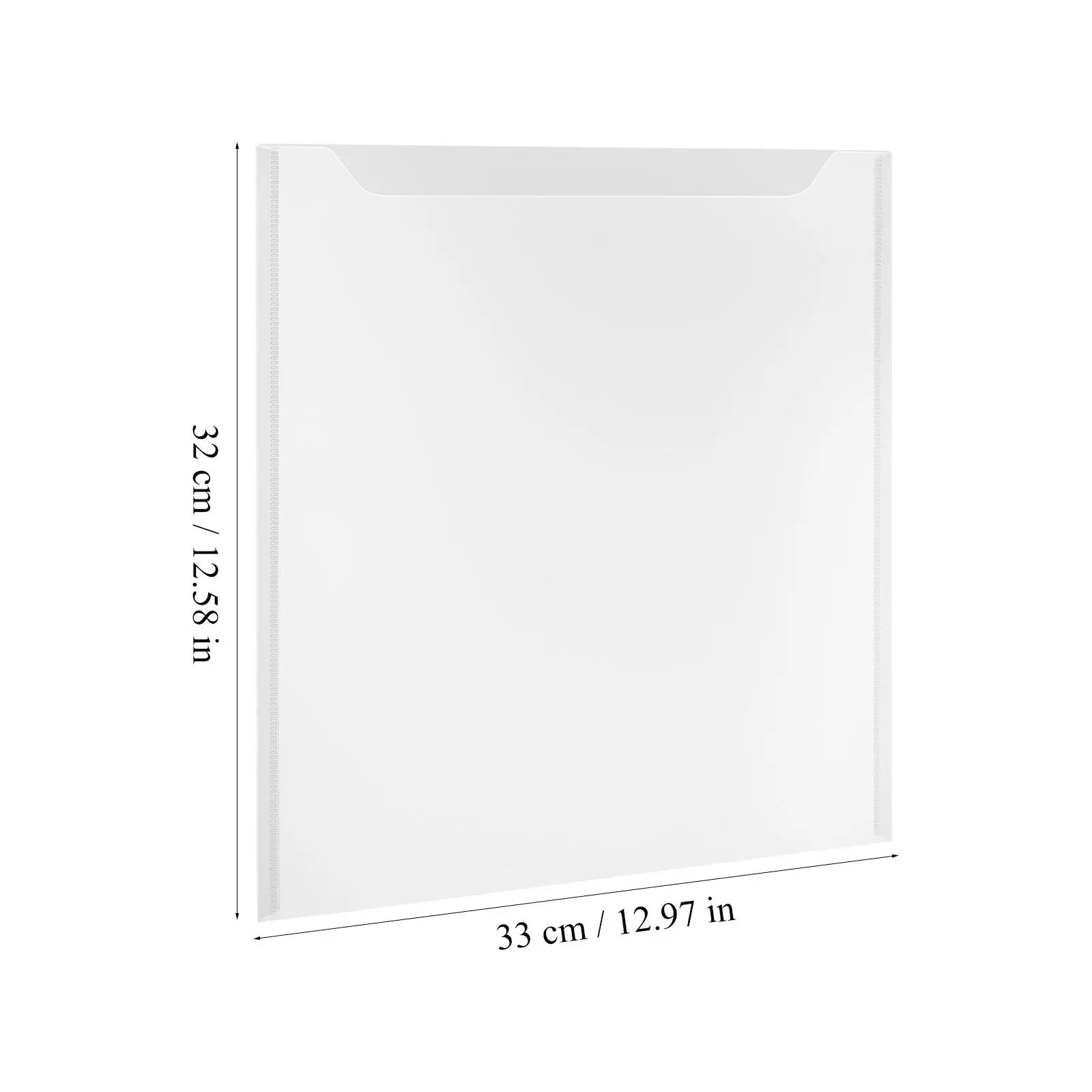 36Pcs Clear Plastic File Folders Document Organizer Business Label Window Portable Office School Paper Storage Multi