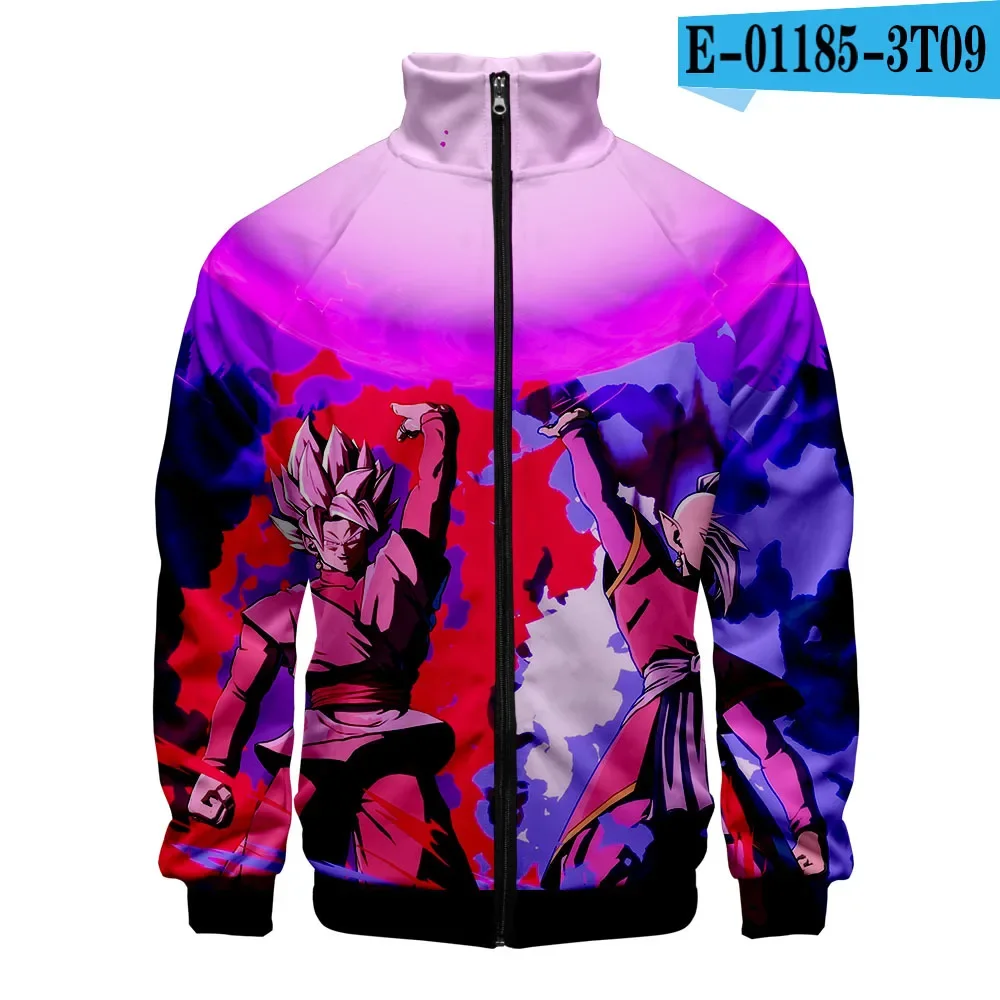 Sweat à Capuche Zippé Dragon Ball Z Goku - Veste Imprimée 3D - Polyester - Pour Cosplay, Streetwear