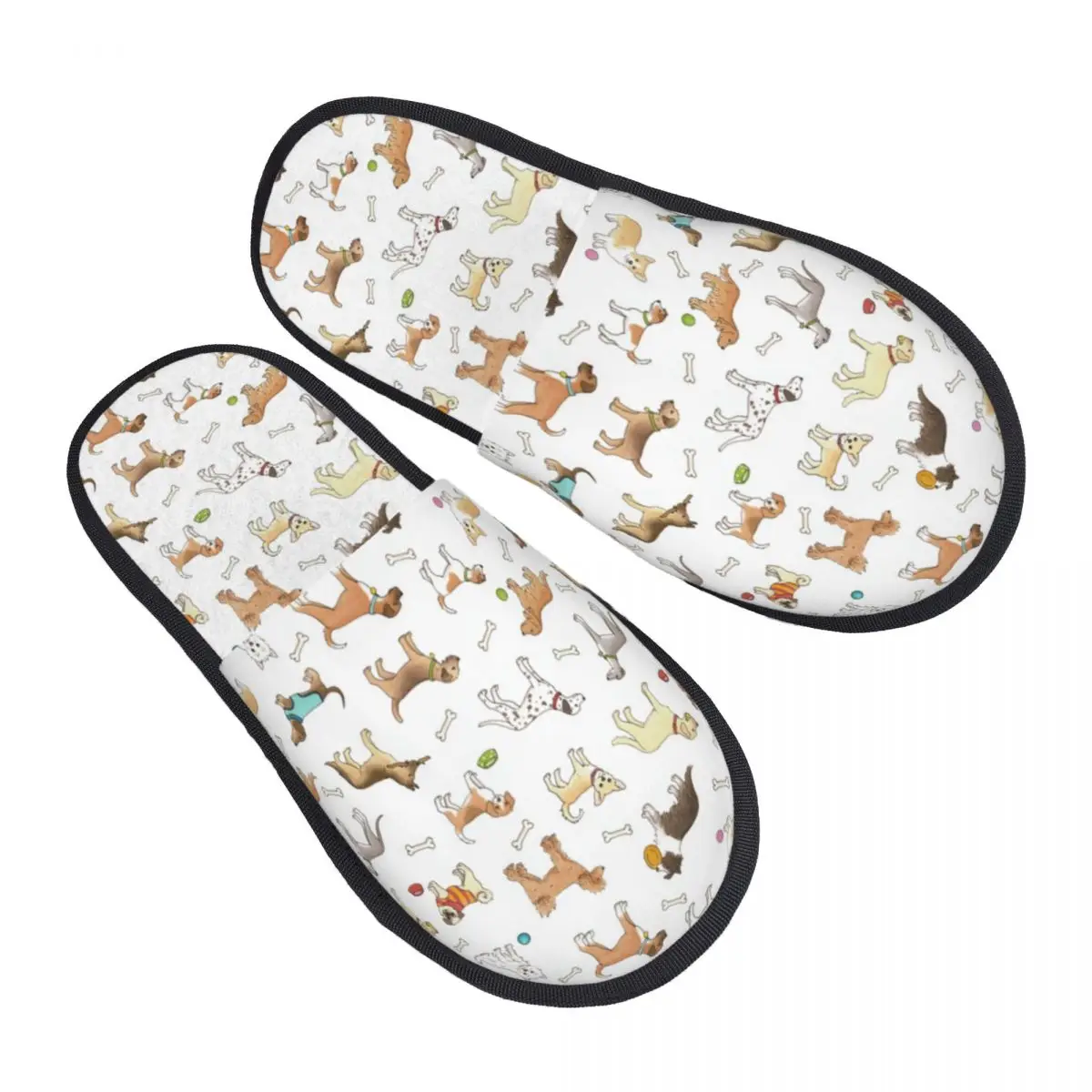 

Custom Breeds Of Dog Pet Soft Memory Foam House Slippers Women Collie Bulldog Shiba Inu Dachshund Cozy Anti-skid Sole Slipper