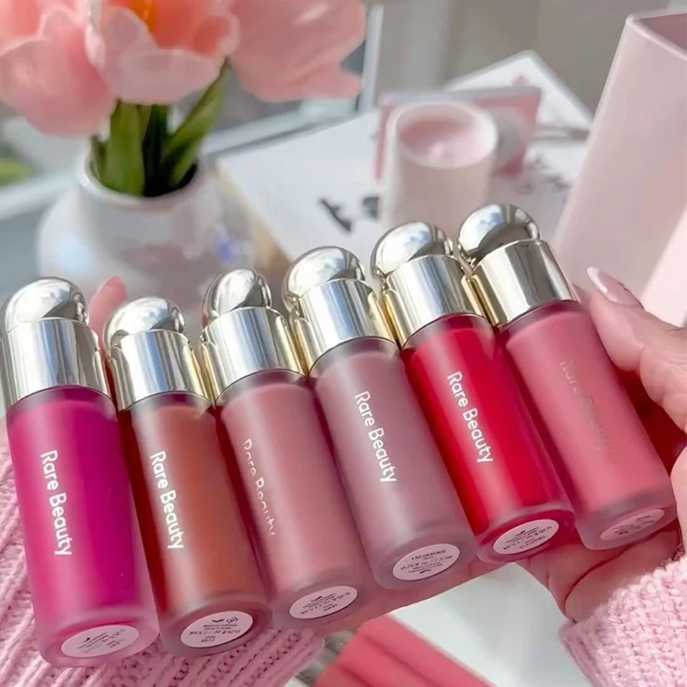 RARE Beauty Liquid Blush Lipstick Lucky Eyes Cheek Blusher Waterproof Mositure Face Contour Shadow Liquid LipGloss Plump Makeup