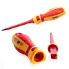 Electrician Repair Tools Kit 13pcs 1000V Changeable Insulated Screwdrivers Set with Magnetic Slotted Phillips Pozidriv Torx Bits 3
